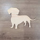Dachshund Wood Shape, Wooden Dachshund Blank, Unfinished Dachshund wood blank, Dog, Pet, Arts Crafts DIY Projects, 1/4 inch thick Weiner dog