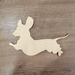 Dachshund Wood Shape, Wooden Dachshund Blank, Unfinished Dachshund wood blank, Dog, Pet, Arts Crafts DIY Projects, 1/4 inch thick Weiner dog