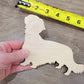 Dachshund Wood Shape, Wooden Dachshund Blank, Unfinished Dachshund wood blank, Dog, Pet, Arts Crafts DIY Projects, 1/4 inch thick Weiner dog