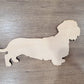 Dachshund Wood Shape, Wooden Dachshund Blank, Unfinished Dachshund wood blank, Dog, Pet, Arts Crafts DIY Projects, 1/4 inch thick Weiner dog