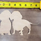 Dachshund Wood Shape, Wooden Dachshund Blank, Unfinished Dachshund wood blank, Dog, Pet, Arts Crafts DIY Projects, 1/4 inch thick Weiner dog