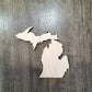 Michigan Ornaments, Bulk wood cut out Blanks, Unfinished, state Shaped Wood Ornament, DIY, Christmas ornaments, Blanks for Crafts, sign making
