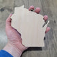 Wisconsin Ornaments, Bulk wood cut out Blanks, Unfinished, state Shaped Wood Ornament, DIY, Christmas ornaments, Blanks for Crafts, sign making