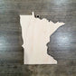Minnesota Ornaments, Bulk wood Cut out Blanks, Unfinished, state Shaped Wood Ornament, DIY, Christmas ornaments, Blanks for Crafts, sign making