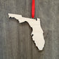 Florida Ornaments, Bulk wood cut out Blanks, Unfinished, state Shaped Wood Ornament, DIY, Christmas ornaments, Blanks for Crafts, sign making