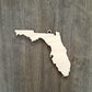 Florida Ornaments, Bulk wood cut out Blanks, Unfinished, state Shaped Wood Ornament, DIY, Christmas ornaments, Blanks for Crafts, sign making