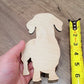 Dachshund Wood Shape, Wooden Dachshund Blank, Unfinished Dachshund wood blank, Dog, Pet, Arts Crafts DIY Projects, 1/4 inch thick Weiner dog