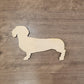 Dachshund Wood Shape, Wooden Dachshund Blank, Unfinished Dachshund wood blank, Dog, Pet, Arts Crafts DIY Projects, 1/4 inch thick Weiner dog