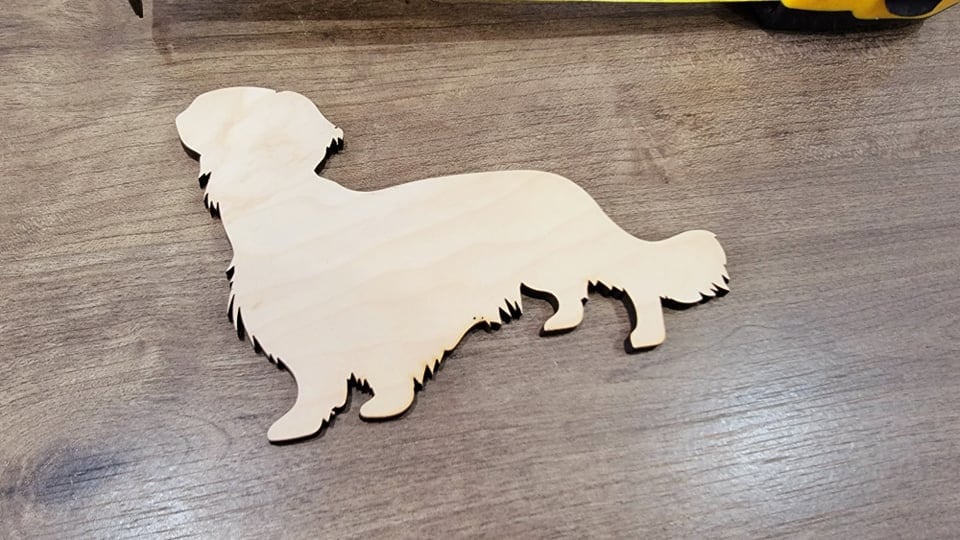 Dachshund Wood Shape, Wooden Dachshund Blank, Unfinished Dachshund wood blank, Dog, Pet, Arts Crafts DIY Projects, 1/4 inch thick Weiner dog
