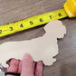 Dachshund Wood Shape, Wooden Dachshund Blank, Unfinished Dachshund wood blank, Dog, Pet, Arts Crafts DIY Projects, 1/4 inch thick Weiner dog