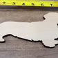 Dachshund Wood Shape, Wooden Dachshund Blank, Unfinished Dachshund wood blank, Dog, Pet, Arts Crafts DIY Projects, 1/4 inch thick Weiner dog