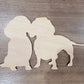 Dachshund Wood Shape, Wooden Dachshund Blank, Unfinished Dachshund wood blank, Dog, Pet, Arts Crafts DIY Projects, 1/4 inch thick Weiner dog