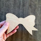 Bow Wood Shape, Wooden Bow Shape Blank, Unfinished Bow, Shapes for Crafts DIY Wood Blank, Sign Making, Childrens Signs, Custom, Personalized