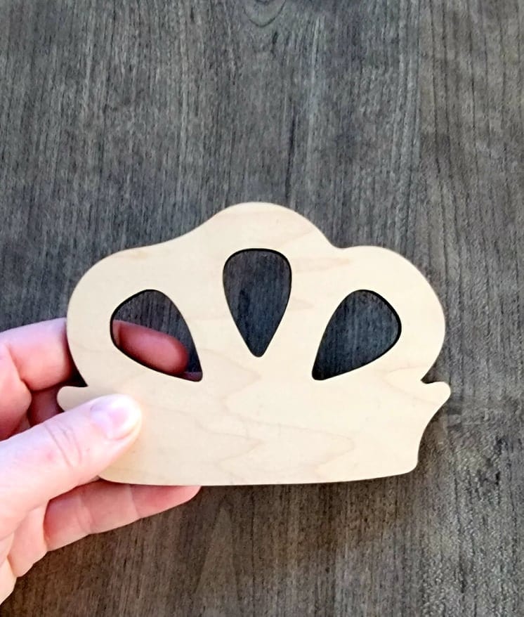 Crown Wood Shape, Wooden Crown Shape Blank, Unfinished Crown, Crafts DIY Wood Blank, Sign Making, Childrens Signs, Custom, Personalized