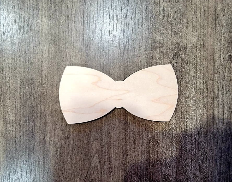 Bow Wood Shape, Wooden Bow Shape Blank, Unfinished Bow, Shapes for Crafts DIY Wood Blank, Sign Making, Childrens Signs, Custom, Personalized