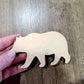 Bear Wood Shape, Wooden Bear Shape Blank, Unfinished Bear Cut out, Shapes for Crafts DIY Wood Blank, Sign Making, Childrens Signs, Custom
