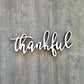 Thankful Place Settings, Bulk / Wholesale options Thanksgiving Plate settings, Wood Decor, Small
