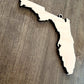 Florida Ornaments, Bulk wood cut out Blanks, Unfinished, state Shaped Wood Ornament, DIY, Christmas ornaments, Blanks for Crafts, sign making