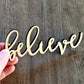 Believe Wooden Word, Small Wood Believe Sign, Believe Place Cards, Bulk / Wholesale Options available - Favors, affirmation words, positive mind