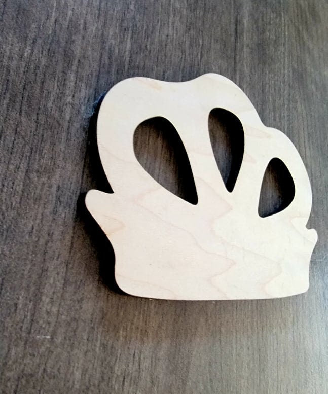 Crown Wood Shape, Wooden Crown Shape Blank, Unfinished Crown, Crafts DIY Wood Blank, Sign Making, Childrens Signs, Custom, Personalized