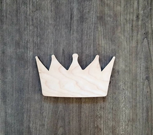 Crown Wood Shape, Wooden Crown Shape Blank, Unfinished Crown, Crafts DIY Wood Blank, Sign Making, Childrens Signs, Custom, Personalized