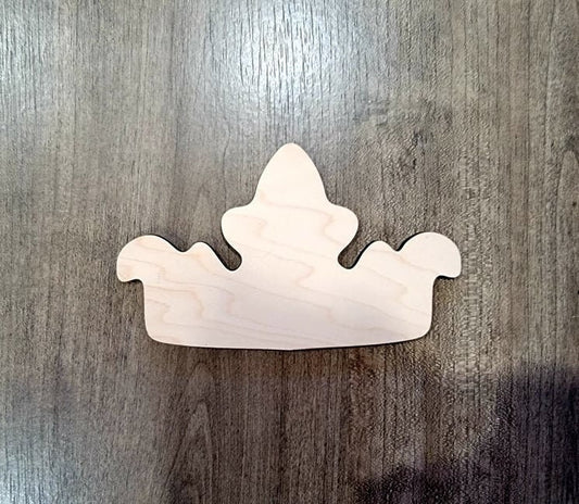 Crown Wood Shape, Wooden Crown Shape Blank, Unfinished Crown, Crafts DIY Wood Blank, Sign Making, Childrens Signs, Custom, Personalized