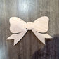 Bow Wood Shape, Wooden Bow Shape Blank, Unfinished Bow, Shapes for Crafts DIY Wood Blank, Sign Making, Childrens Signs, Custom, Personalized
