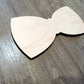 Bow Wood Shape, Wooden Bow Shape Blank, Unfinished Bow, Shapes for Crafts DIY Wood Blank, Sign Making, Childrens Signs, Custom, Personalized