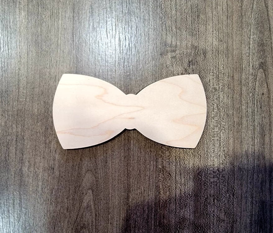 Bow Wood Shape, Wooden Bow Shape Blank, Unfinished Bow, Shapes for Crafts DIY Wood Blank, Sign Making, Childrens Signs, Custom, Personalized
