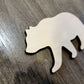 Bear Wood Shape, Wooden Bear Shape Blank, Unfinished Bear Cut out, Shapes for Crafts DIY Wood Blank, Sign Making, Childrens Signs, Custom