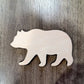 Bear Wood Shape, Wooden Bear Shape Blank, Unfinished Bear Cut out, Shapes for Crafts DIY Wood Blank, Sign Making, Childrens Signs, Custom