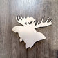Moose Wood Shape, Wooden Moose Shape Blank, Unfinished Moose Cut out, Shapes for Crafts DIY Wood Blank, Sign Making, Childrens Signs, Custom