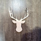 Deer Wood Shape, Wooden Deer Head Shape Blank, Buck, Unfinished Deer Cut out, Shapes for Crafts DIY Wood Blank, Sign Making, Childrens Signs