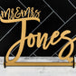 Custom Mr & Mrs Sign with heart, Custom Wedding Name sign, Script Mr Mrs Surname, Personalized Last Name Sign, Sweetheart table Sign Head Table Decor, various sizes and colors available