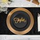 Custom Name Place Cards for Wedding Table Settings, Thanksgiving plate settings or any other special occasion event.