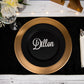 Custom Name Place Cards for Wedding Table Settings, Thanksgiving plate settings or any other special occasion event.
