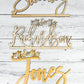Custom Mr and Mrs Sign for sweetheart table at wedding, Personalized wedding name sign