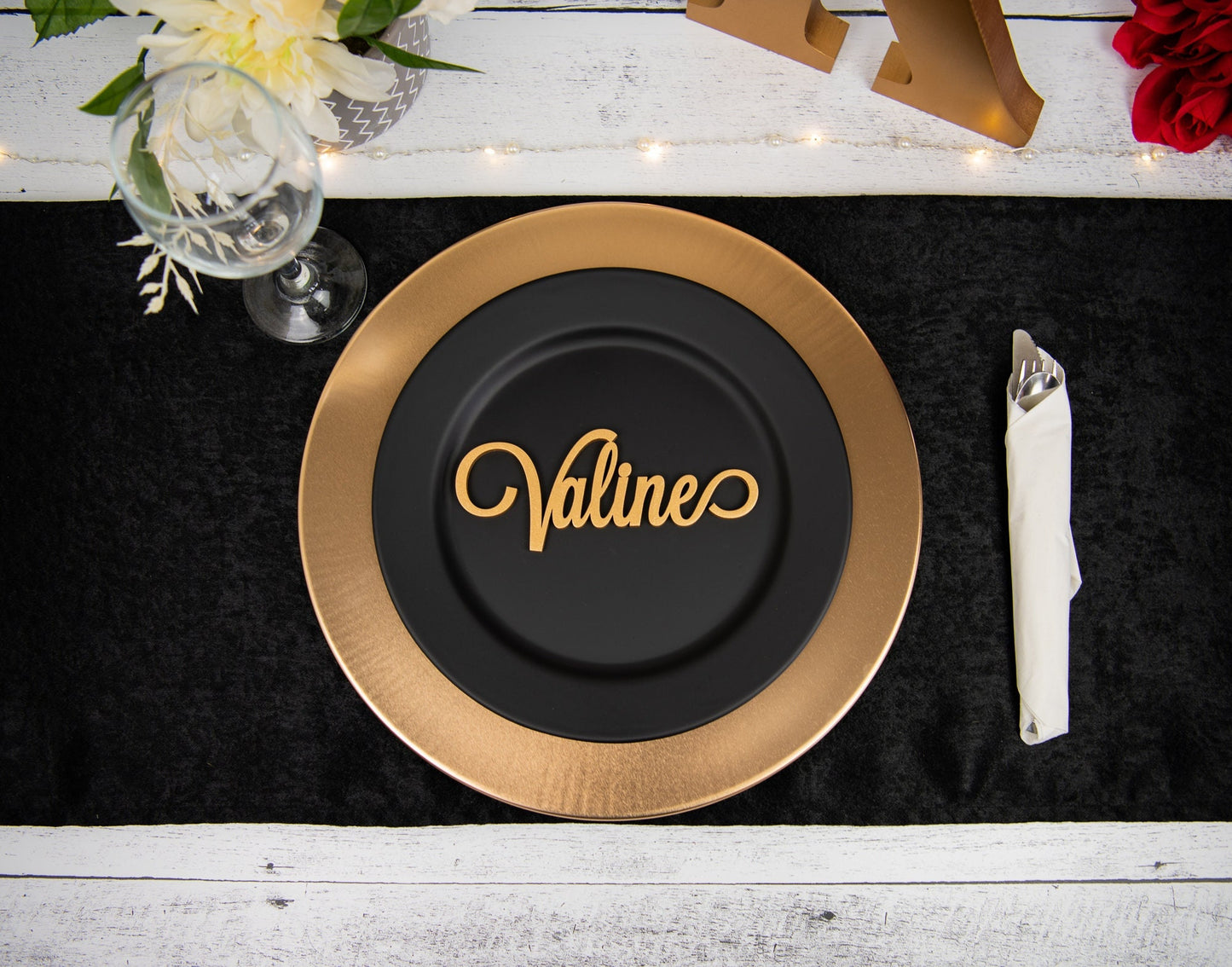 Custom Name Place Cards for Wedding Table Settings, Thanksgiving plate settings or any other special occasion event.