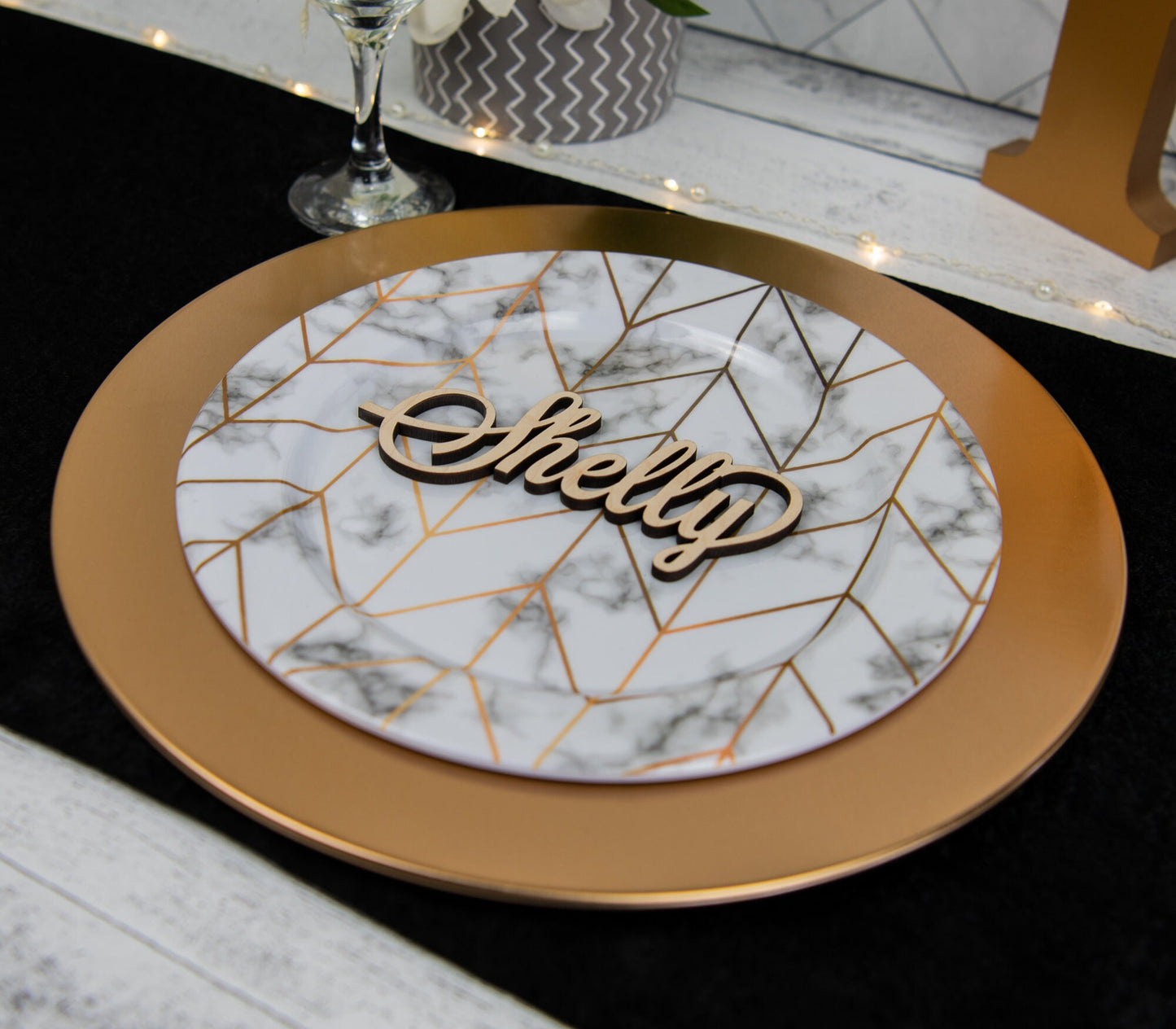 Custom Name Place Cards for Wedding Table Settings, Thanksgiving plate settings or any other special occasion event.