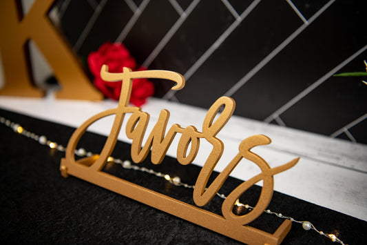 Favors Sign. Favors Wedding Sign, Freestanding Favors Table Sign, Wood Standing Favors Table Sign, Custom Wedding decor, Wedding table sign