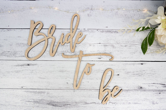 Bride to be sign backdrop sign for bridal shower or engagement party, Wood Bridal Shower Decor, Custom Wedding Decor, Wooden word cutouts