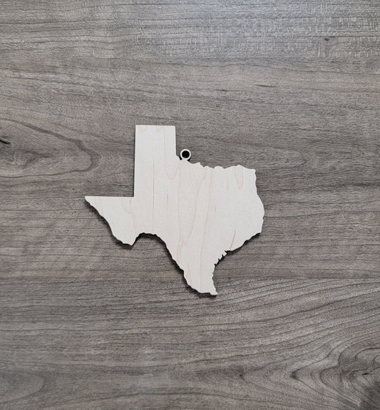 Texas Ornaments, State Shape Bulk wood cut out Blanks, Texan, Unfinished, Wood Ornament, DIY, Christmas ornaments, Blanks for Crafts, sign making