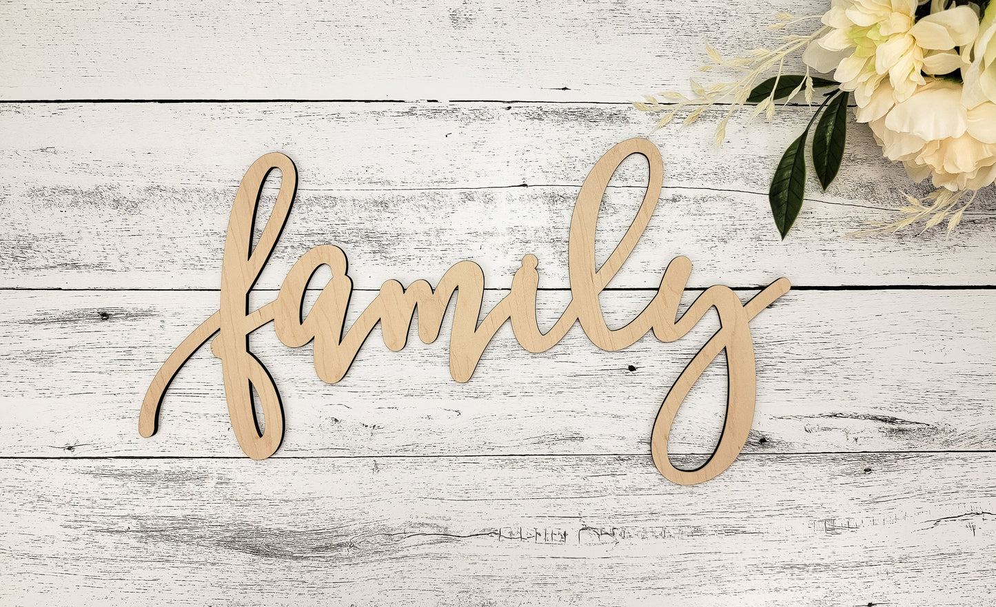 Family Sign, Wall art home decor, Wood Word