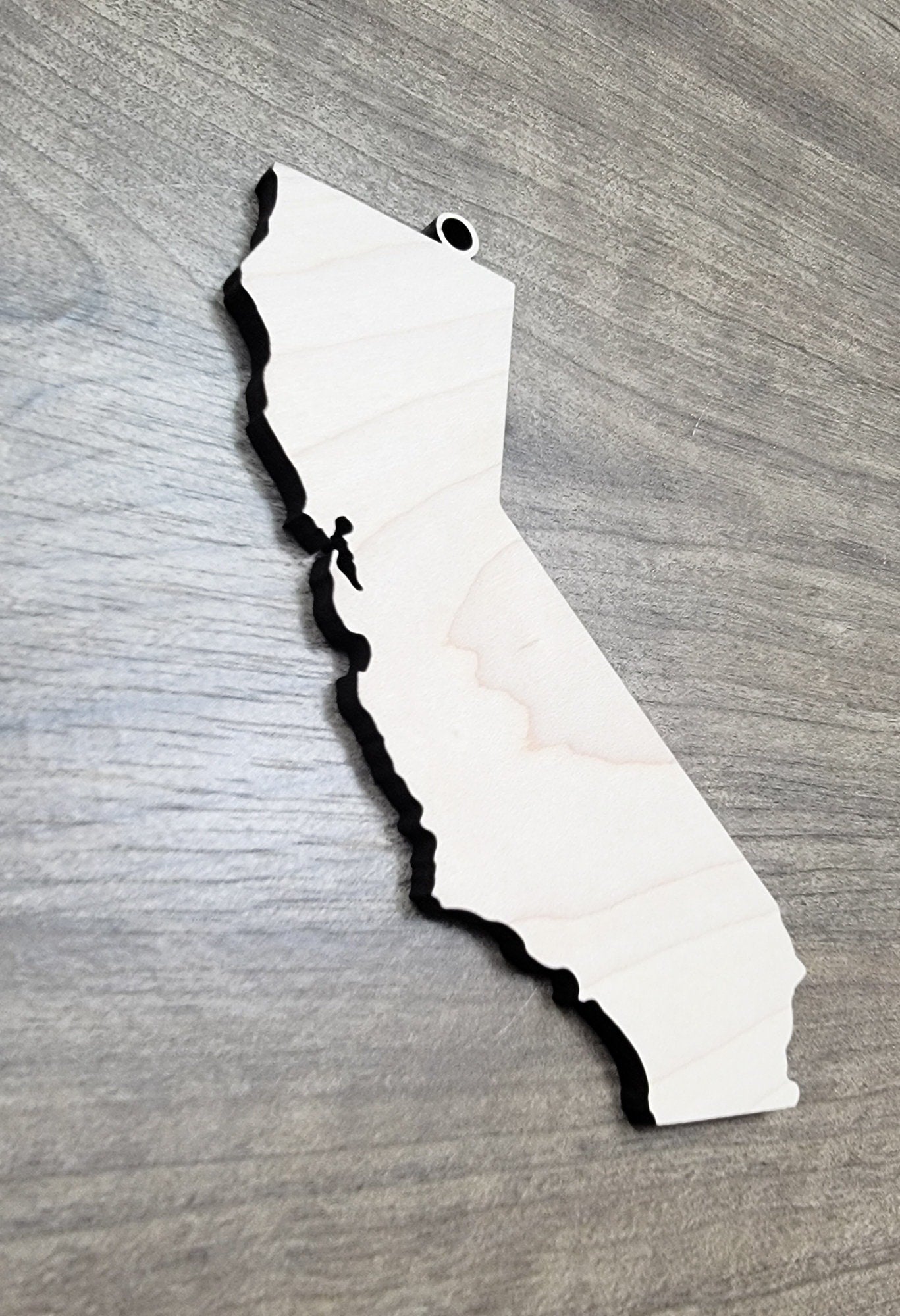 California Ornament, CA State Shape Bulk wood Blank, Unfinished, Wood Ornament, DIY, Christmas ornaments, Blanks for Crafts, sign making