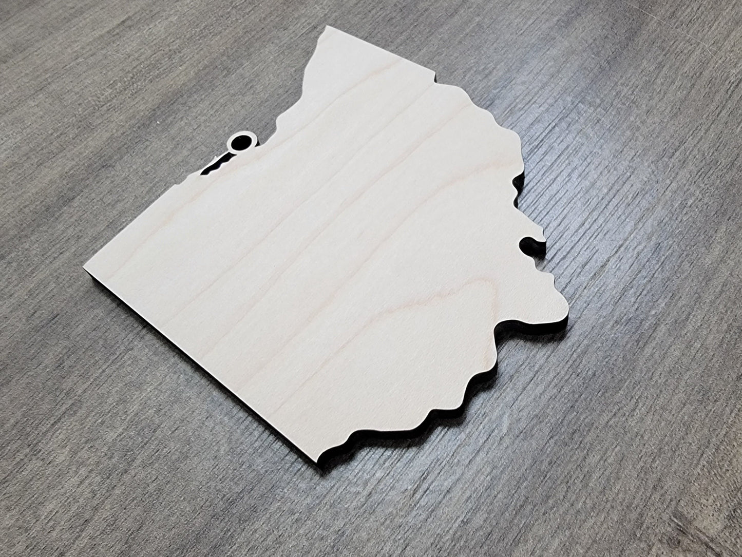 Ohio Ornament, Ohio State Shape Bulk wood Blank, Unfinished, Wood Ornament, DIY, Christmas ornaments, Blanks for Crafts, sign making