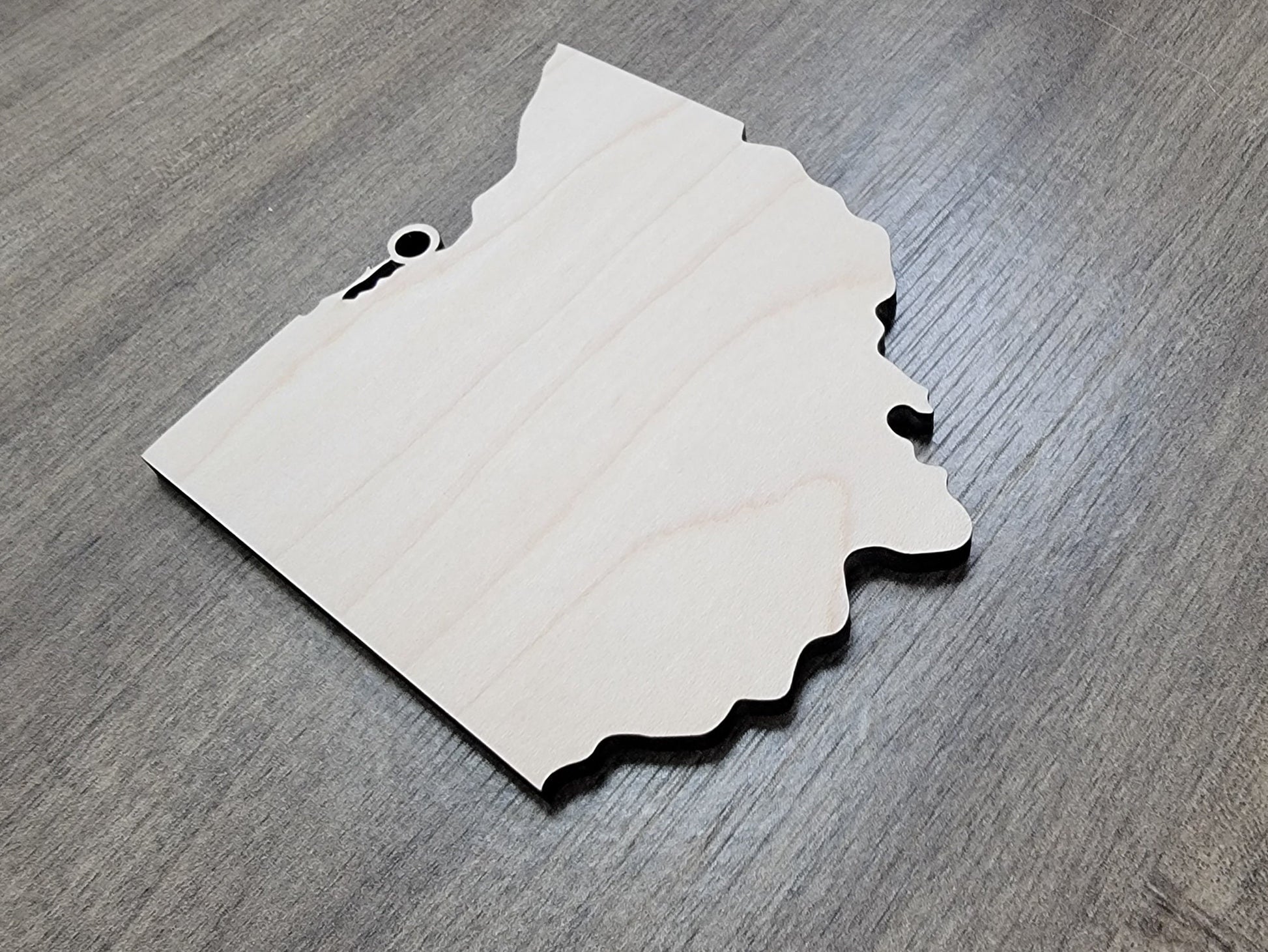 Ohio Ornament, Ohio State Shape Bulk wood Blank, Unfinished, Wood Ornament, DIY, Christmas ornaments, Blanks for Crafts, sign making