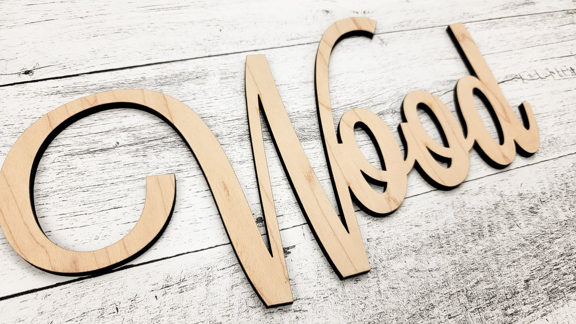Custom wood words, Personalized word sign, Wooden Word Cutout Wall Art Phrases