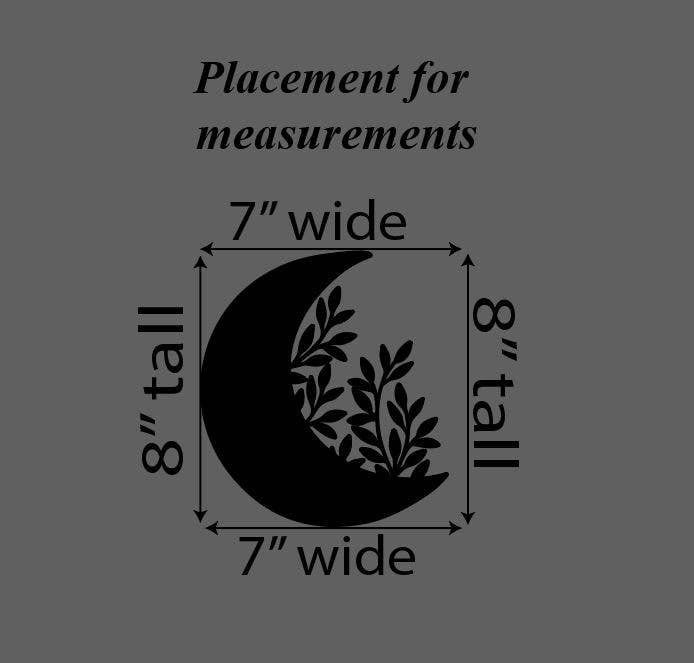 Crescent Moon + Leaf Wood Shape Sign, Wooden Moon Shape Blank, Unfinished Cut out, Crafts DIY for Sign Making, Boho Decor theme Natural 005