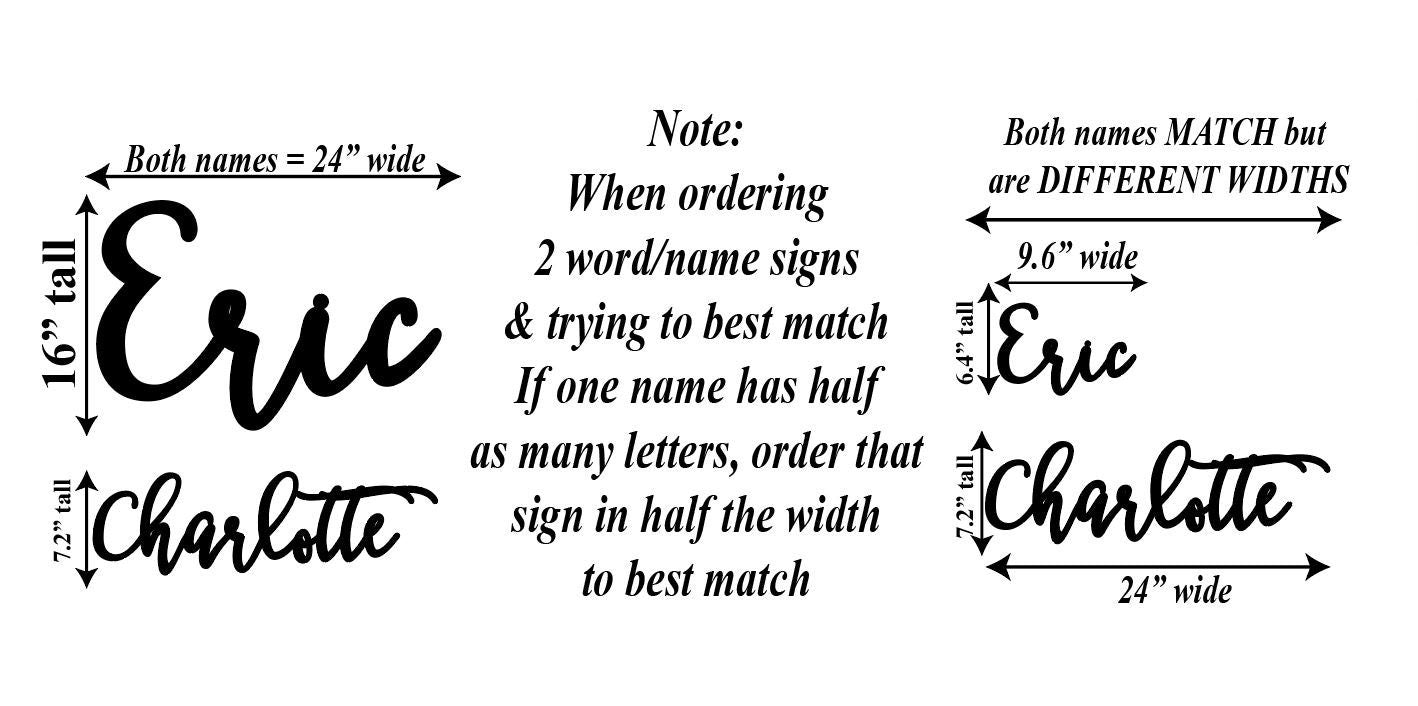 Custom Wood Word, Personalized Word sign