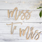 Miss to Mrs backdrop sign for bridal shower or engagement party, Wood Bridal Shower Decor, Custom Wedding Decor, Wooden word cutouts
